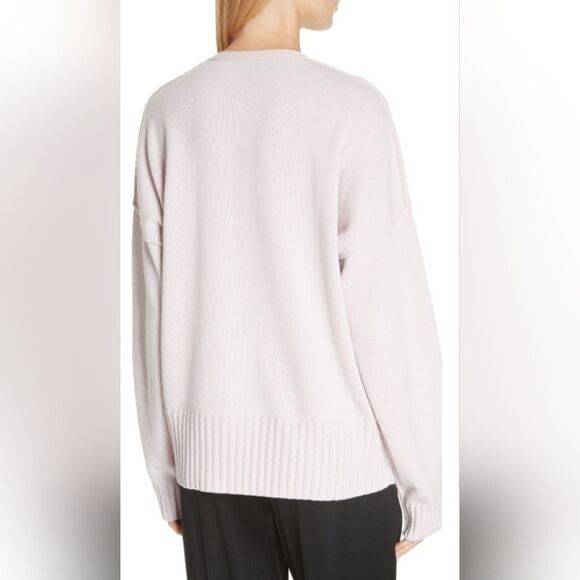 A.L.C. Merino Wool V-Neck Sweater Size XS Blush Pink - Picture 2 of 6